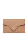 Coccinelle leather clutch bag - Neutrals