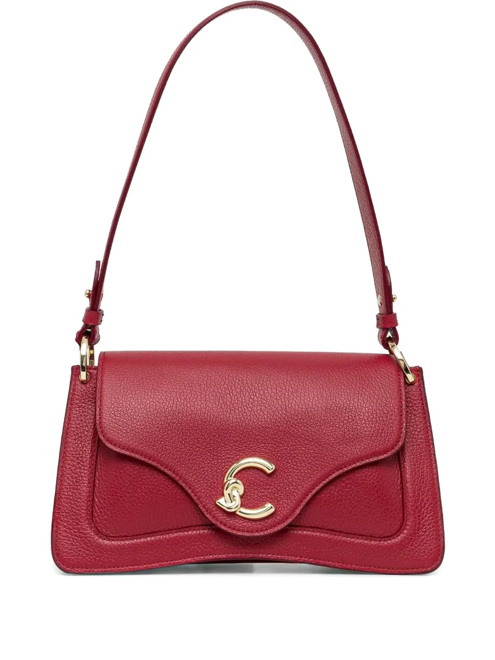 Coccinelle Red Leather Women Handbag In Red