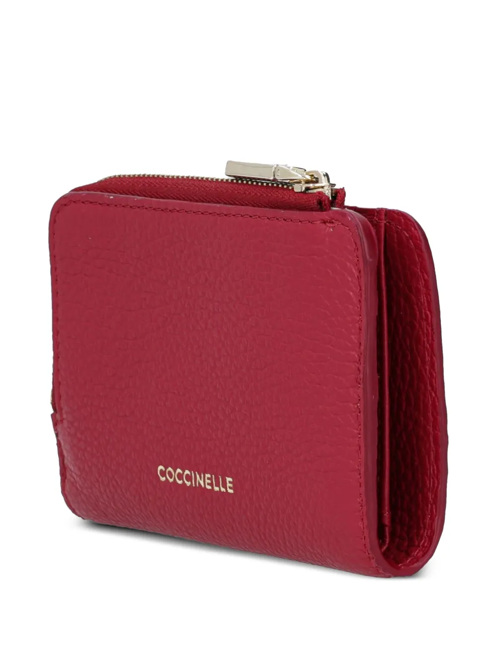 Coccinelle Portemonnee met logoplakkaat - Rood