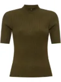 Tory Burch ribbed T-shirt - Green