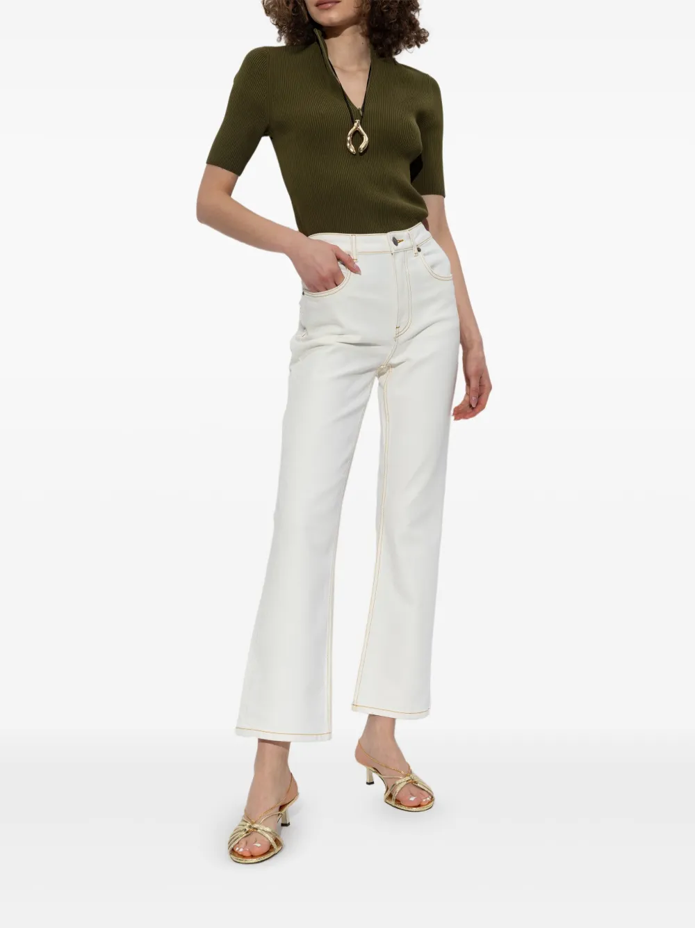 Tory Burch playera de canalé | Playeras y jerséis | Image 2