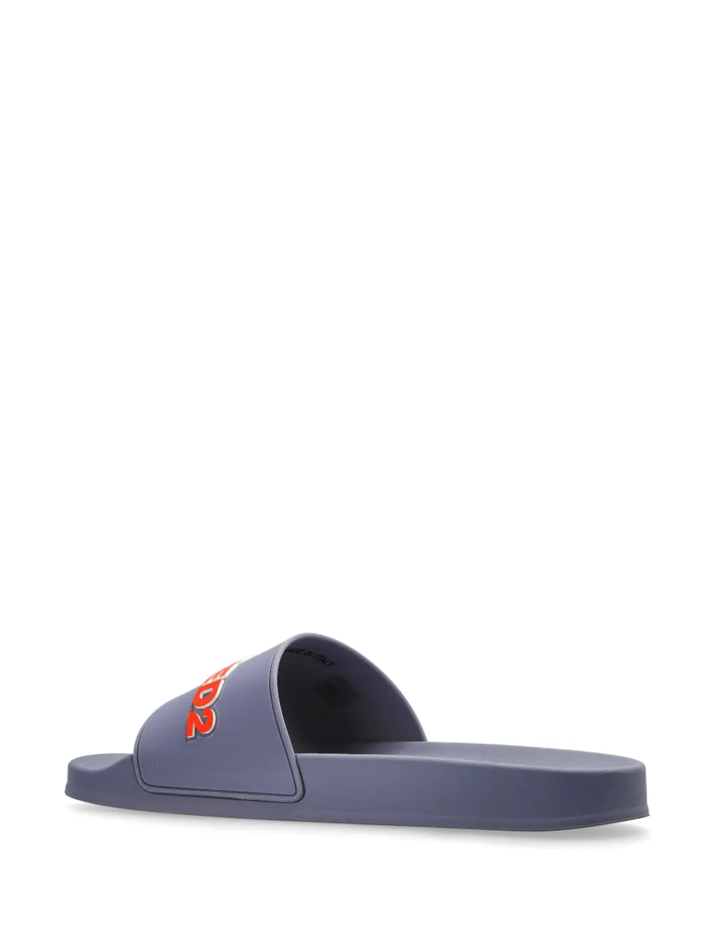 DSQUARED2 Slippers met logo-reliëf Grijs