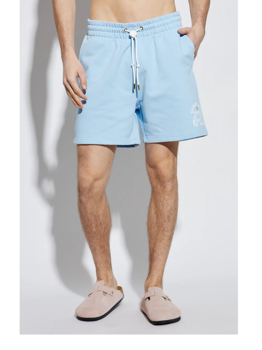 Casablanca Shorts met logoprint Blauw