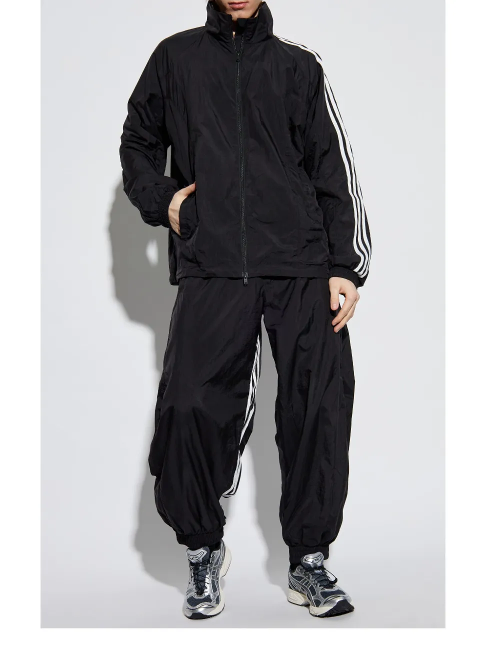 Y-3 3 Stripes-logo track pants - Zwart