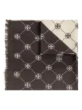 Tory Burch T Monogram scarf - Grey