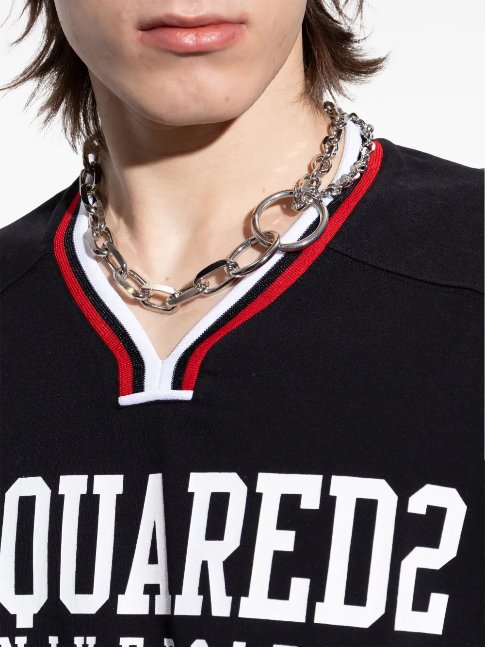 DSQUARED2 Schakelhalsketting - Zilver