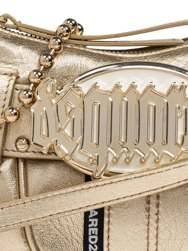 【DSQUARED2】 レザーゴシックベルトショルダーバッグ DSQUARED2】 レザーゴシックベルトショルダーバッグ (D SQUARED2