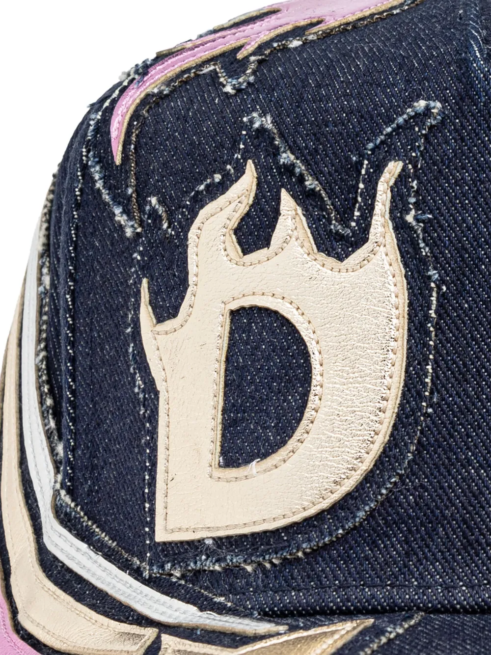 DSQUARED2 STAR-APPLIQUÉ CAP