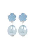 Tory Burch dangle earrings - Blue