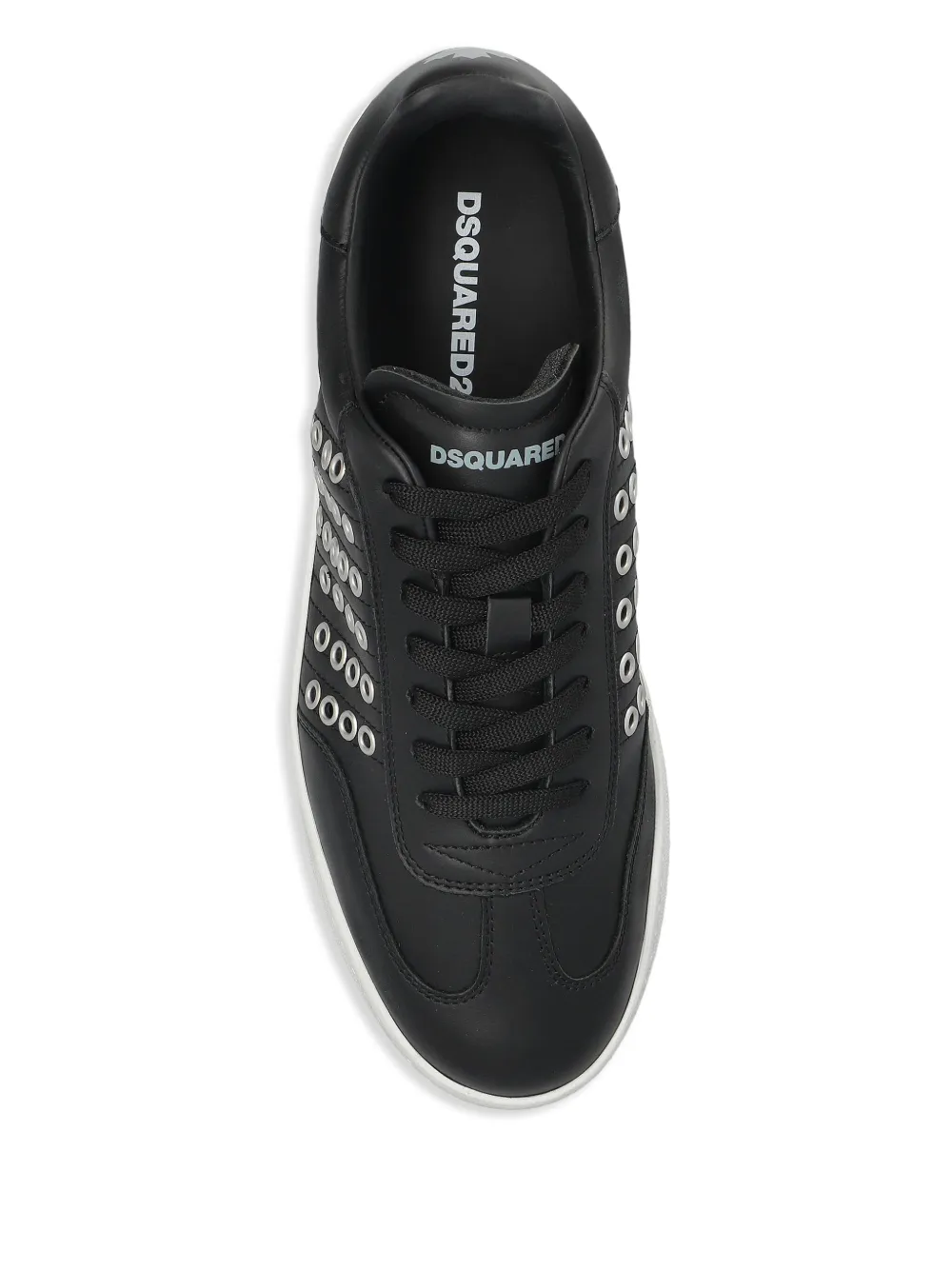 DSQUARED2 leather sneakers Black