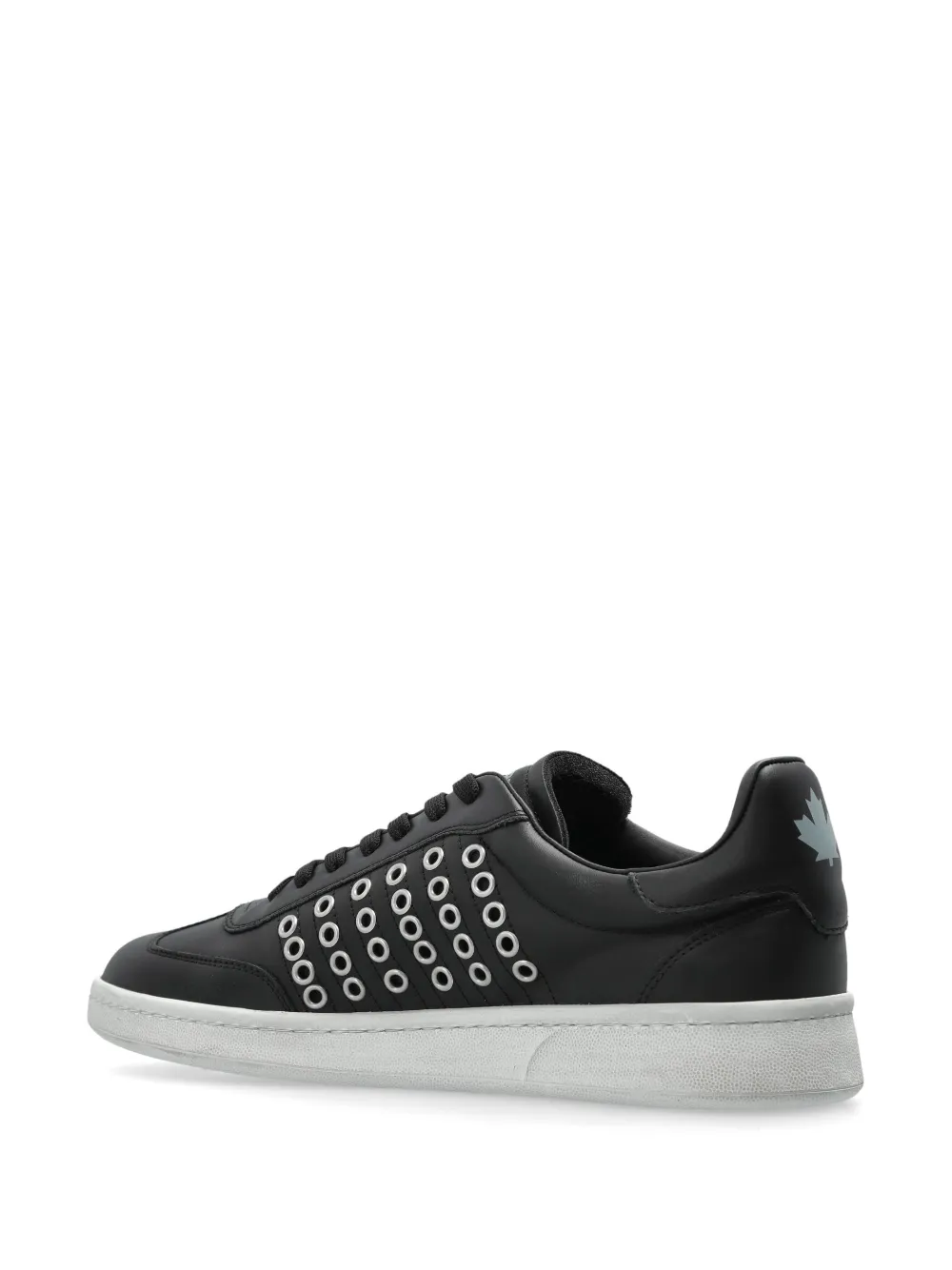 DSQUARED2 leather sneakers Black