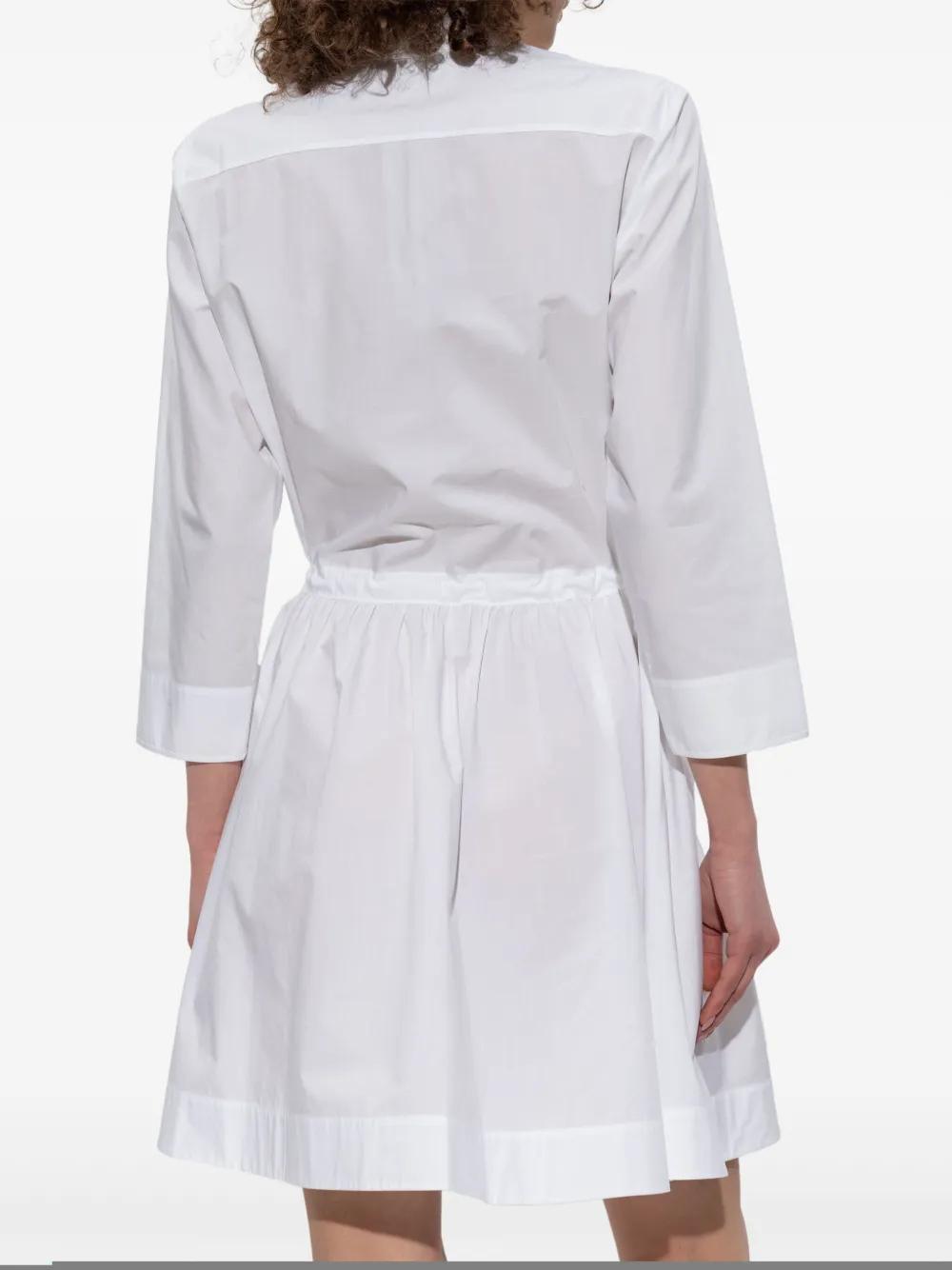 Tory Burch Linnen mini-jurk Wit