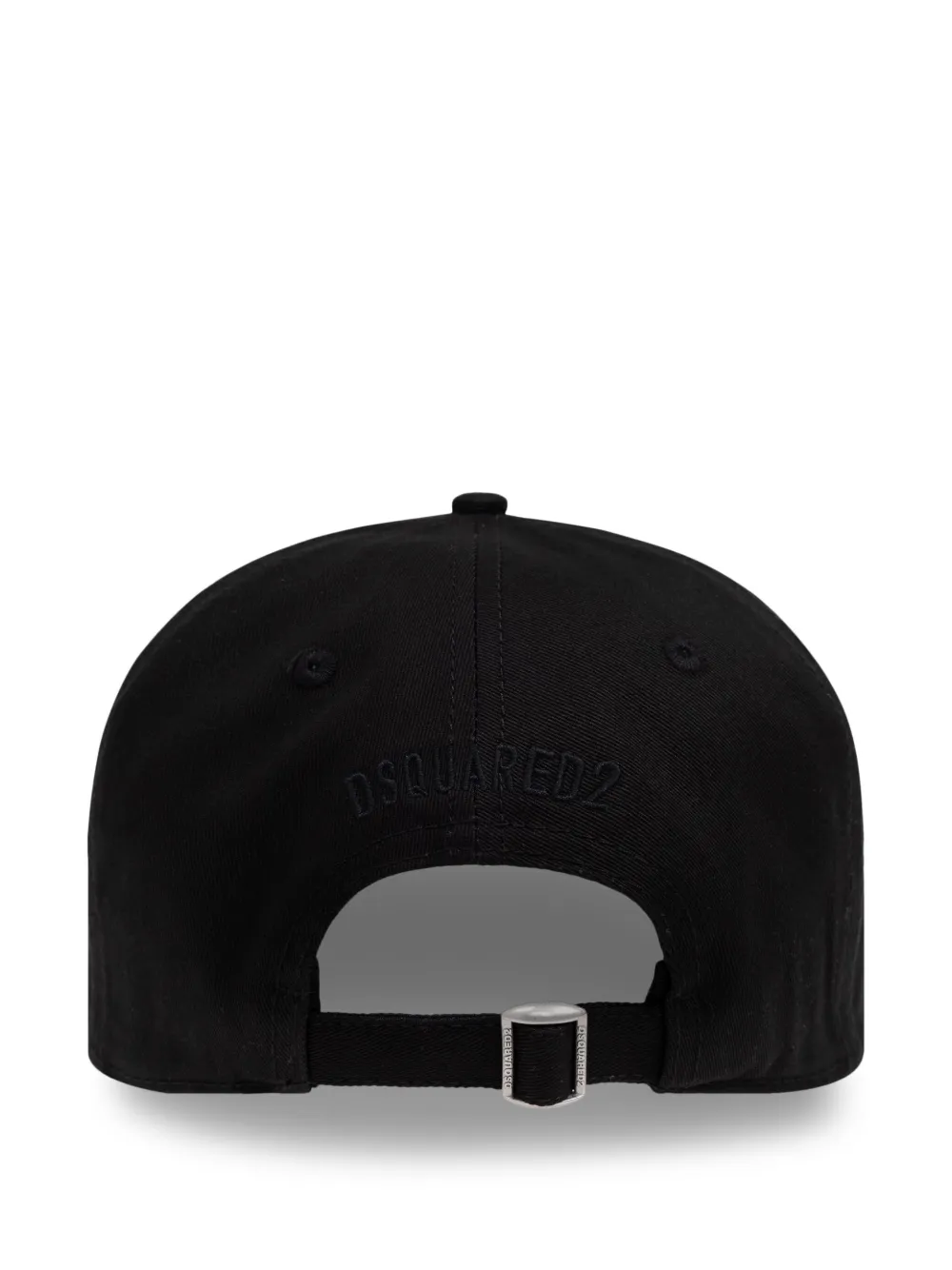 DSQUARED2 tonal-print baseball cap - Zwart