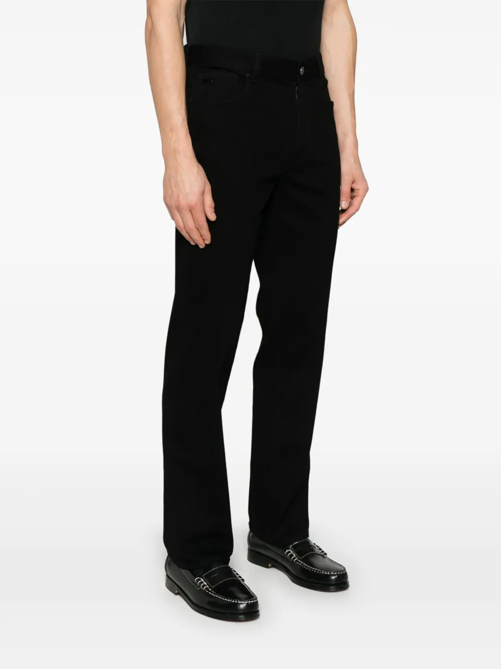 Emporio Armani J76 jeans Zwart