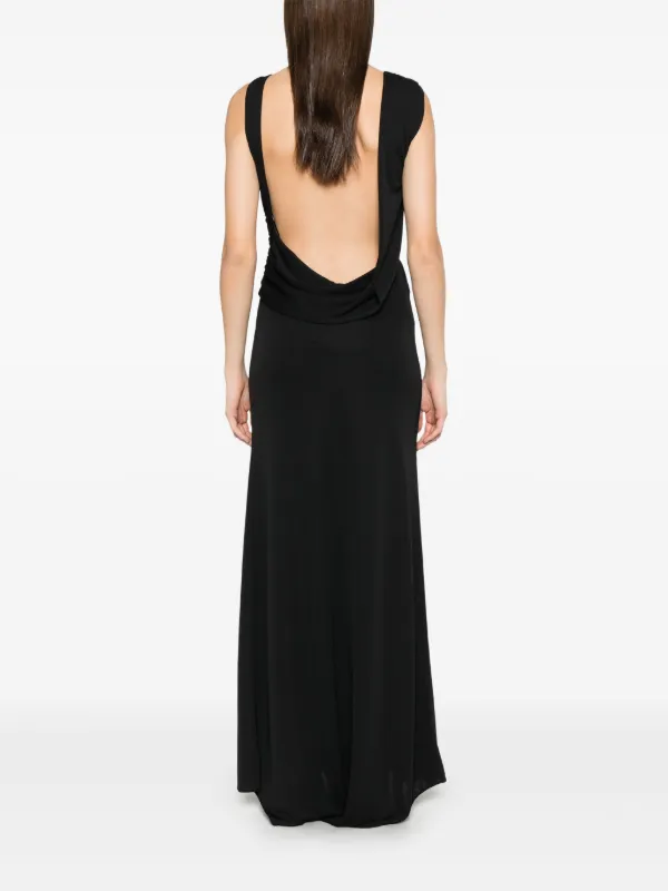 ワンピース THE ANDAMANE SS25 'Venere' dress (T170113ATJP073 BLACK) THE ANDAMANE Venere Maxi Dress | Black | FARFETCH