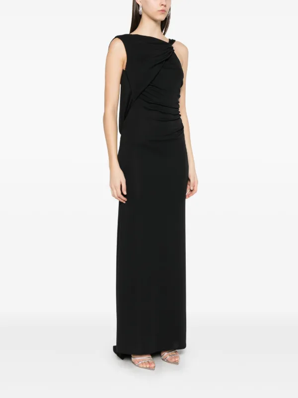 ワンピース THE ANDAMANE SS25 VENERE LONG DRESS (T170113ATJP073 999) THE ANDAMANE Venere Maxi Dress | Black | FARFETCH
