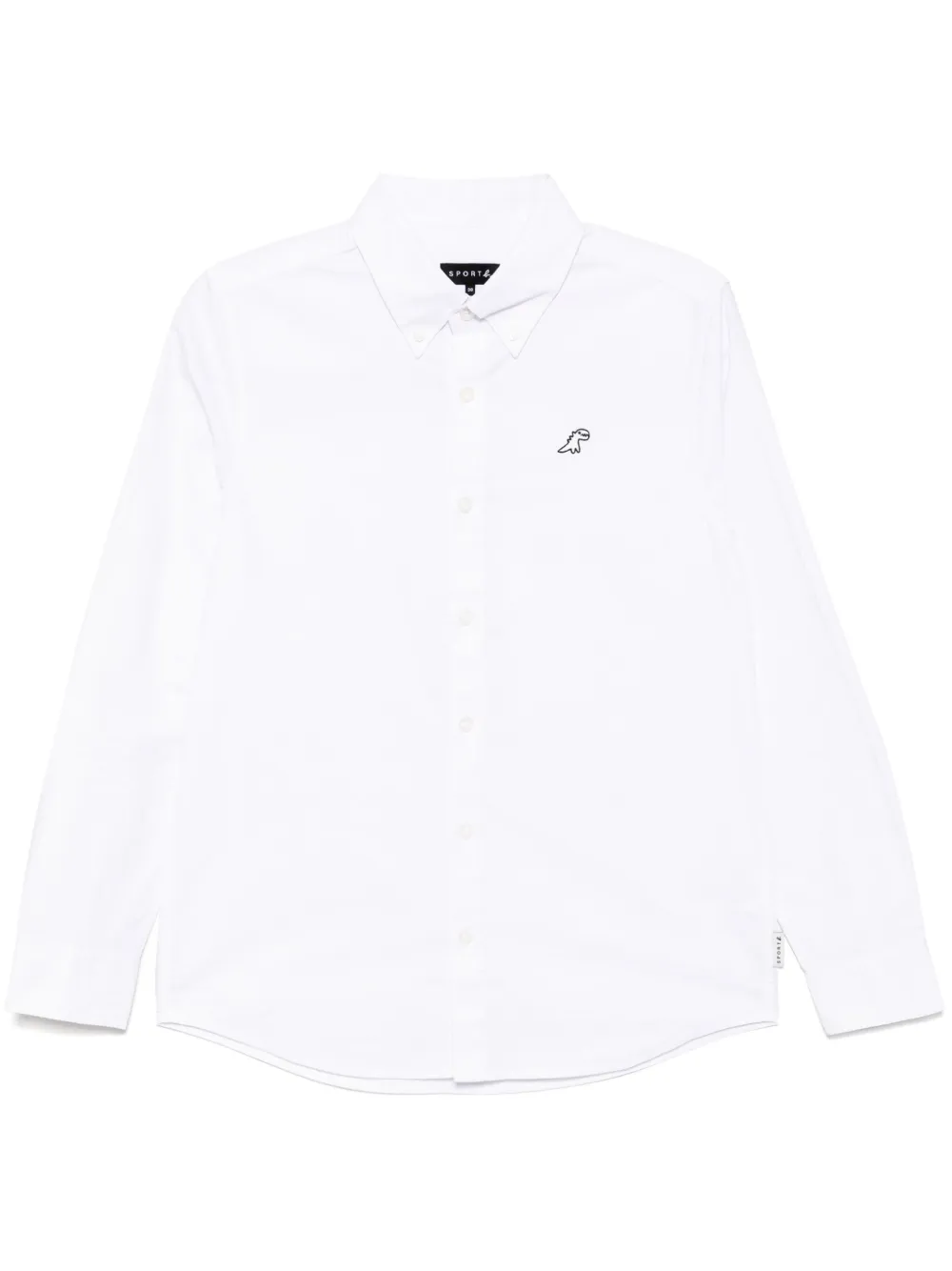 Dino-badge oxford shirt