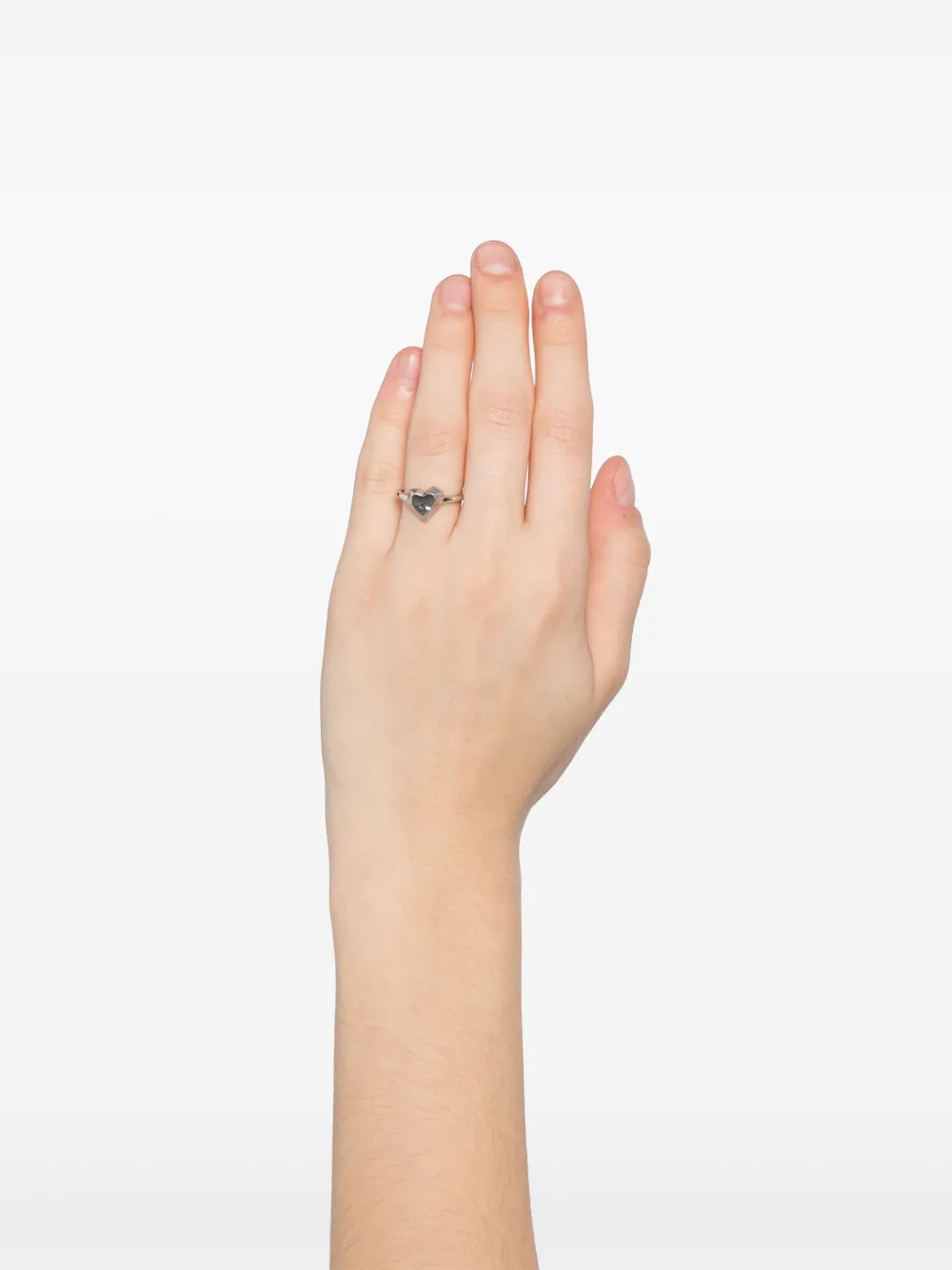 AGNÈS B. CARVE HEART RING