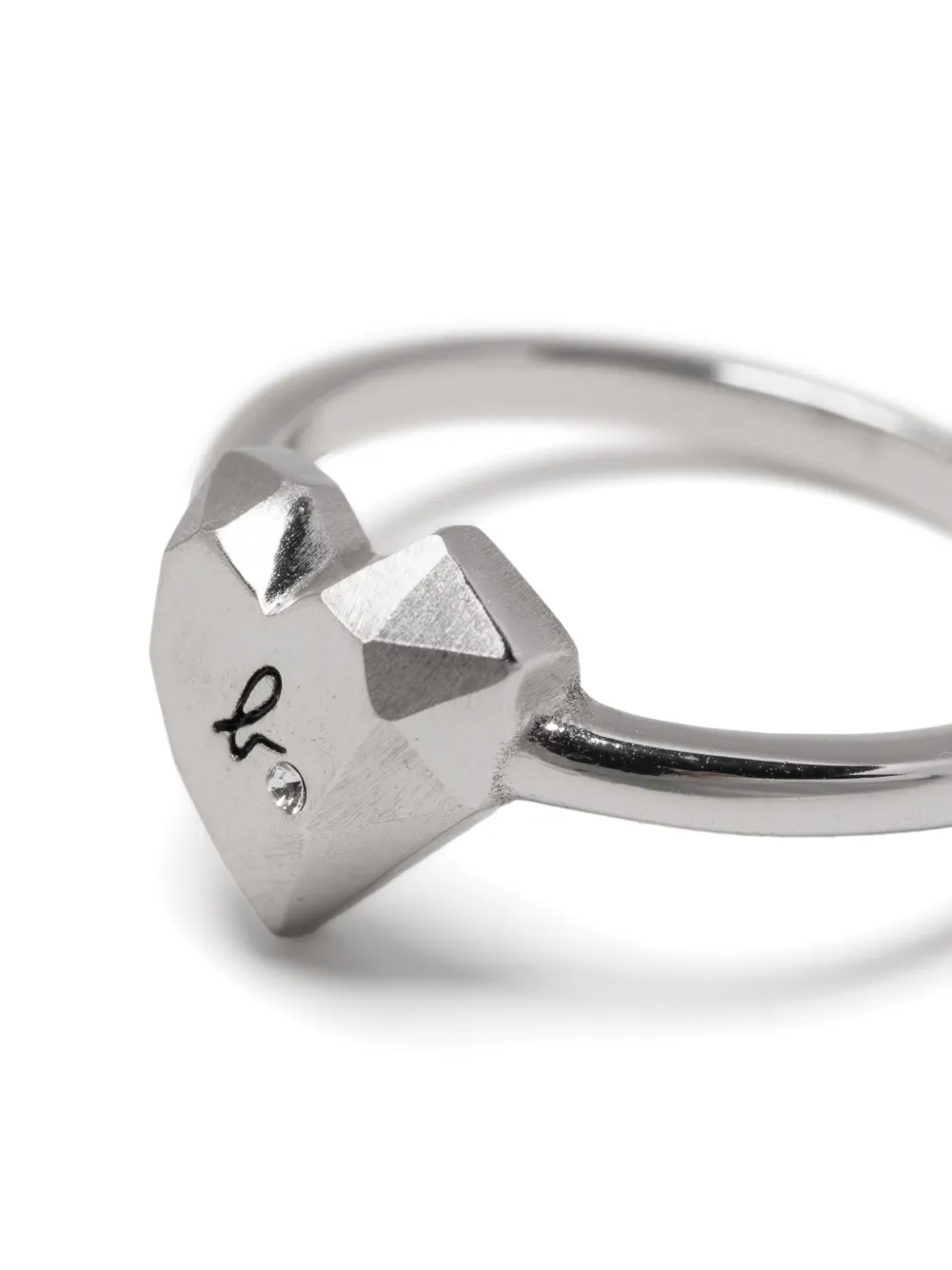 AGNÈS B. CARVE HEART RING