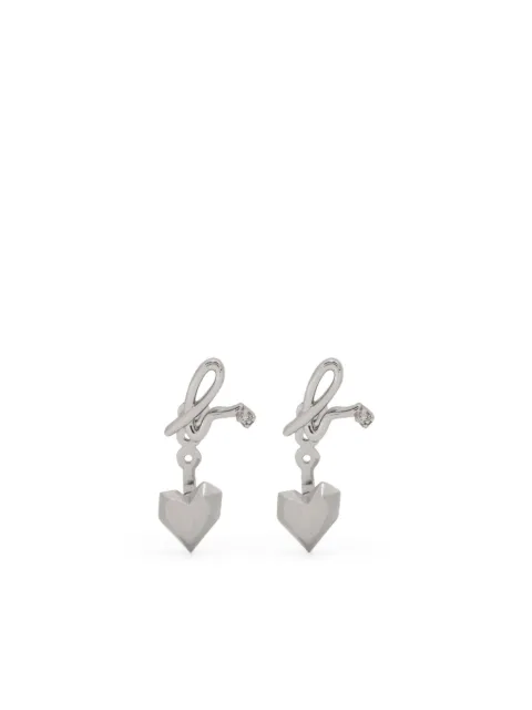 agnès b.  heart earrings