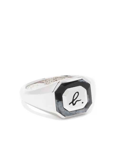 agnès b.  anillo con escultura