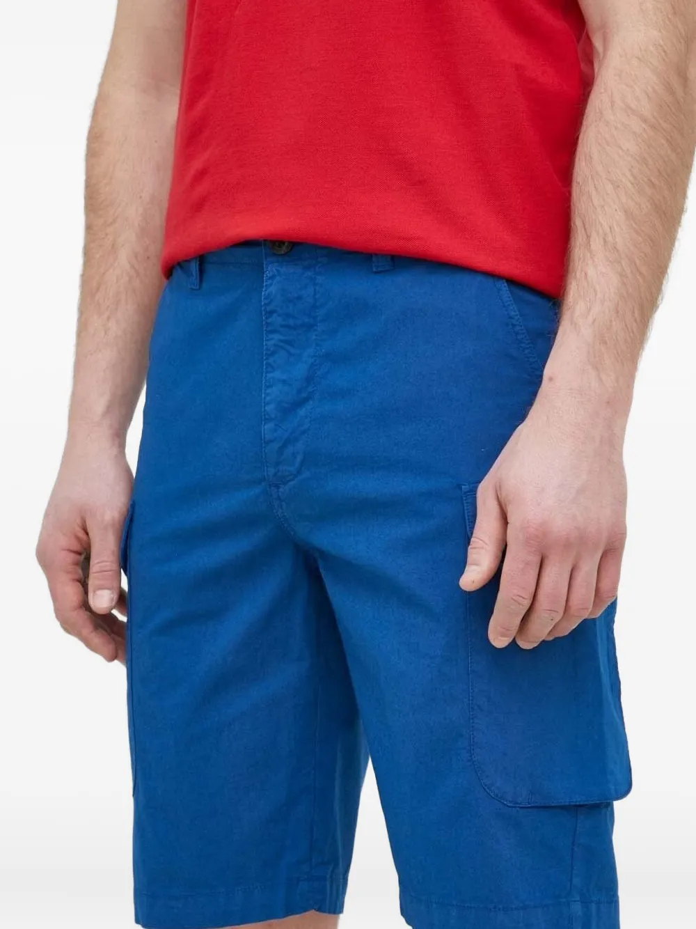 North Sails Shorts met cargo zak Blauw
