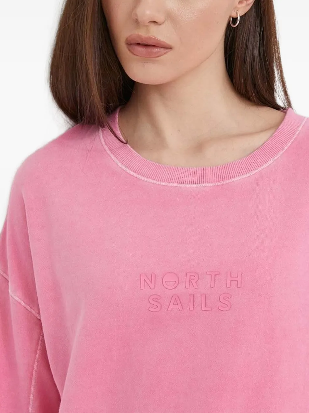 North Sails Sweater met logo Roze