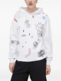 Sprayground graphic-print hoodie - White