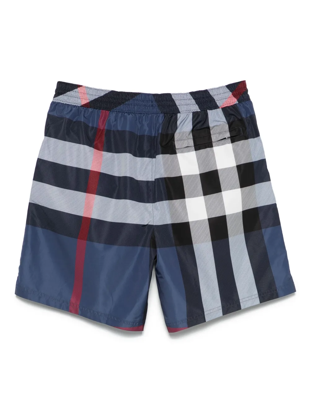 Burberry Burberry Check-motif swim shorts - Blauw