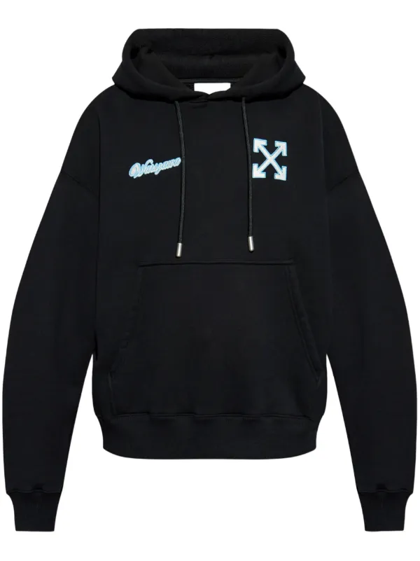 OFF WHITE オフホワイト☆ロゴ入りパーカーSS19 (Off-White