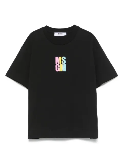 MSGM Kids playera con logo estampado