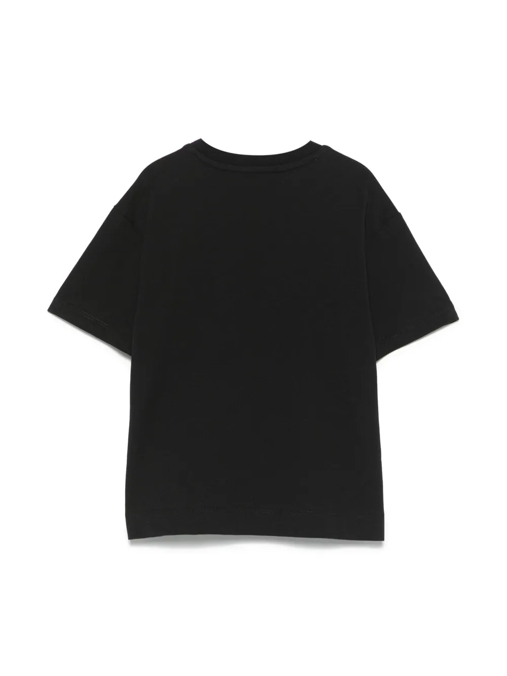 MSGM Kids T-shirt met logoprint - Zwart