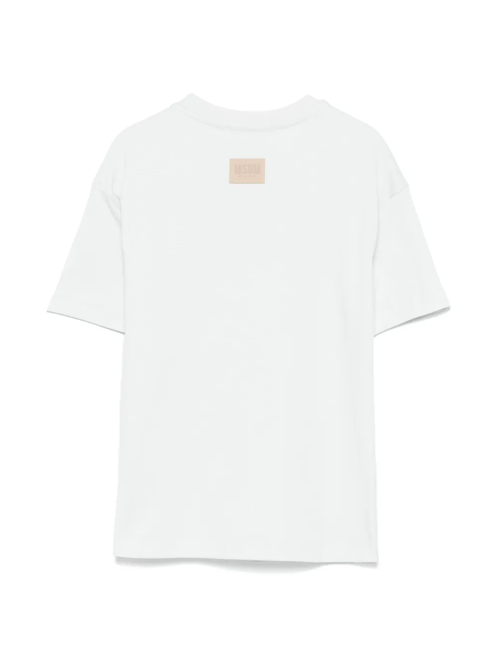 MSGM Kids T-shirt met logoband - Blauw