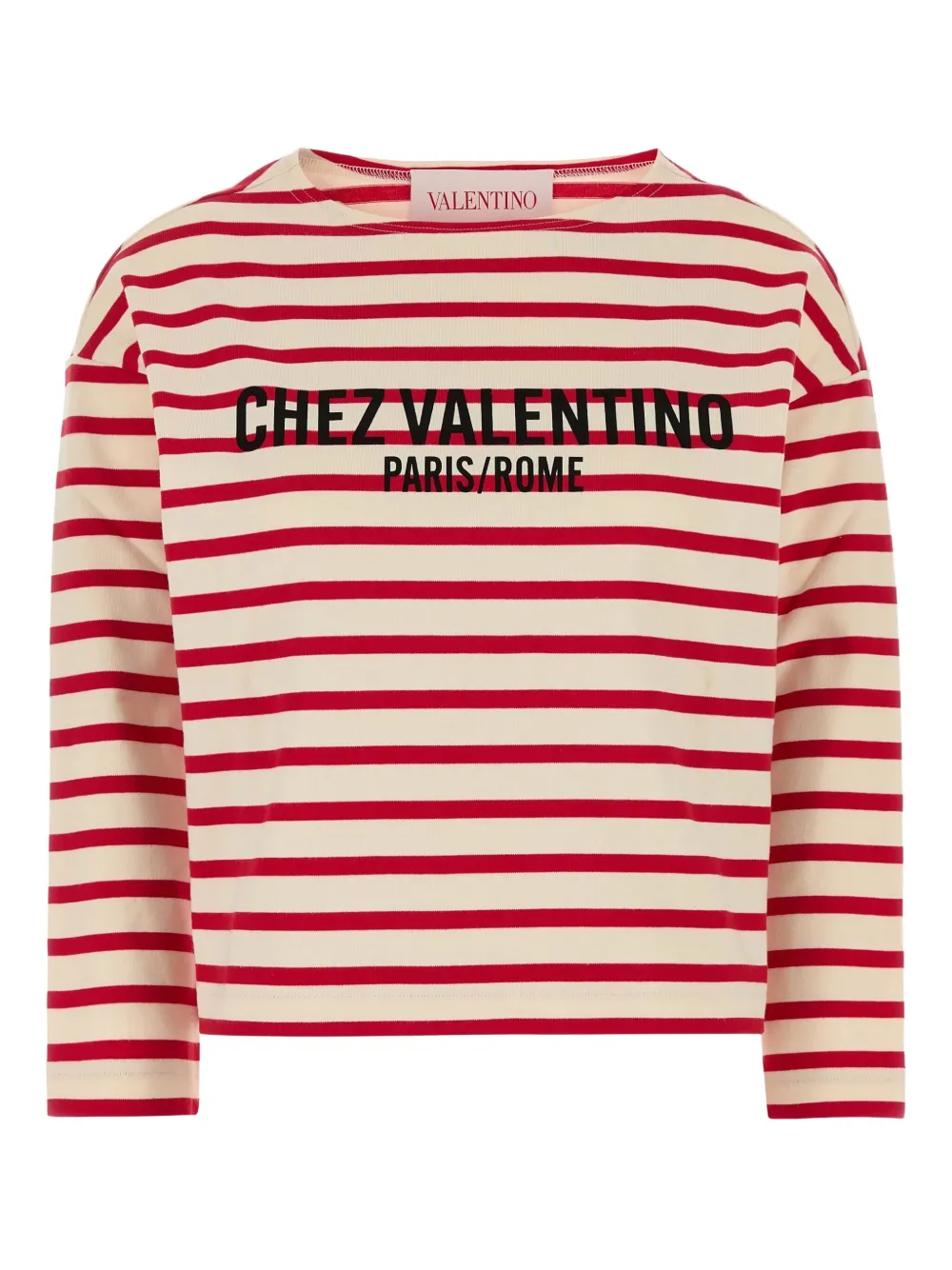 Valentino Garavani T-shirt met Chez-print Rood