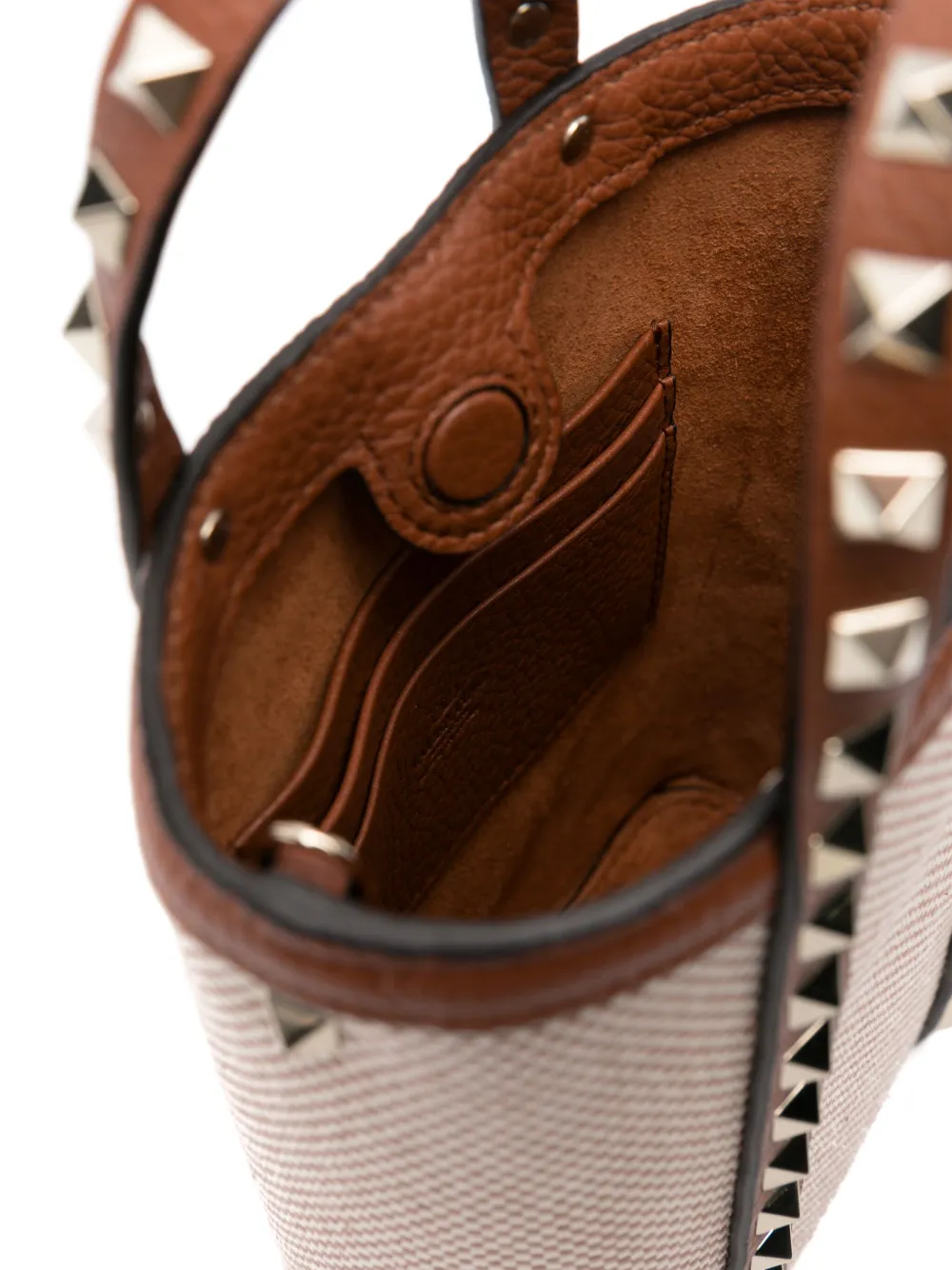Valentino Garavani Rockstud shopper Beige