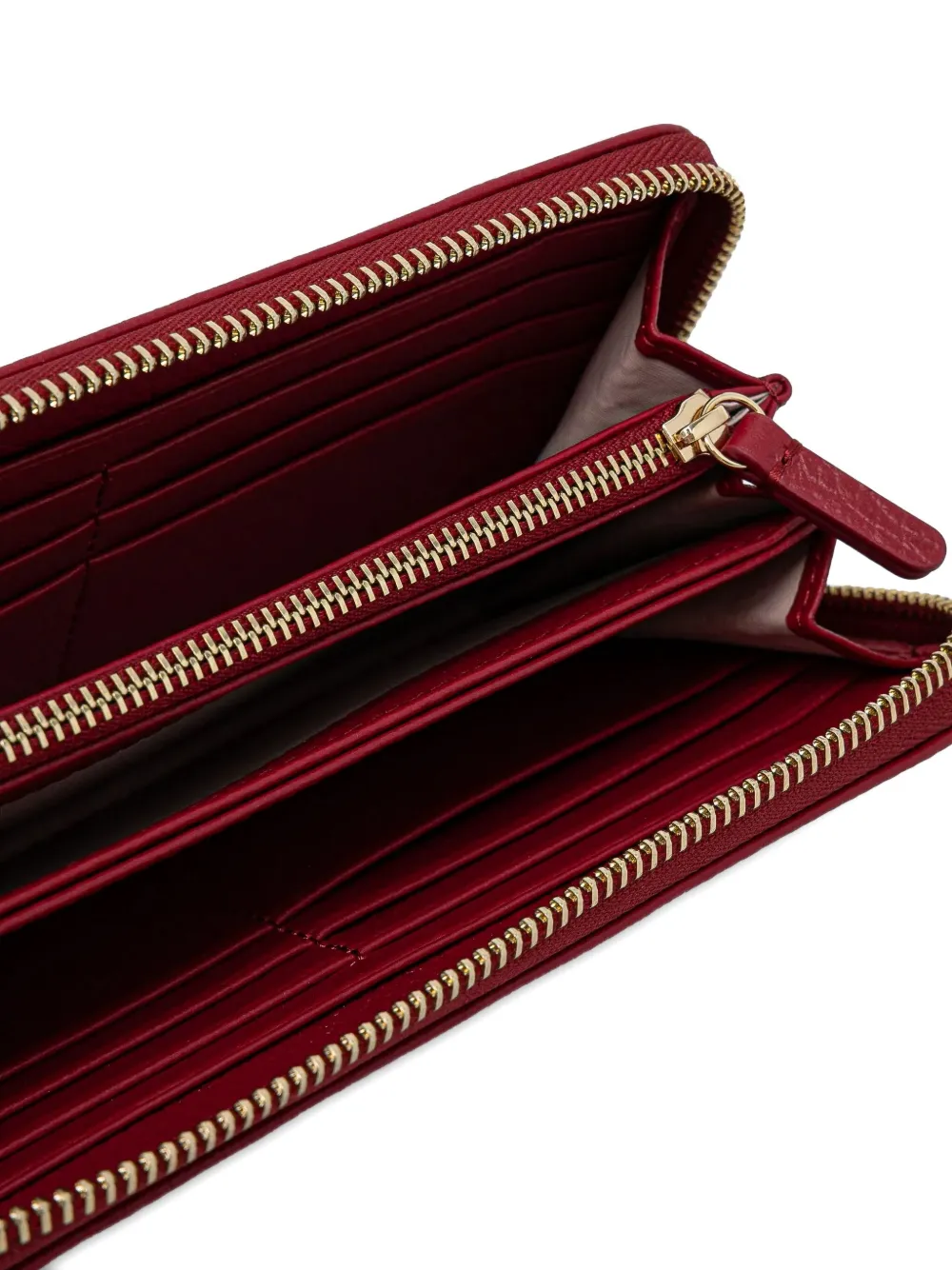 Coccinelle Metallic Soft portemonnee - Rood