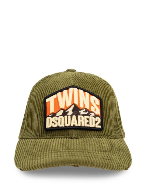 DSQUARED2 gorra con aplique del logo