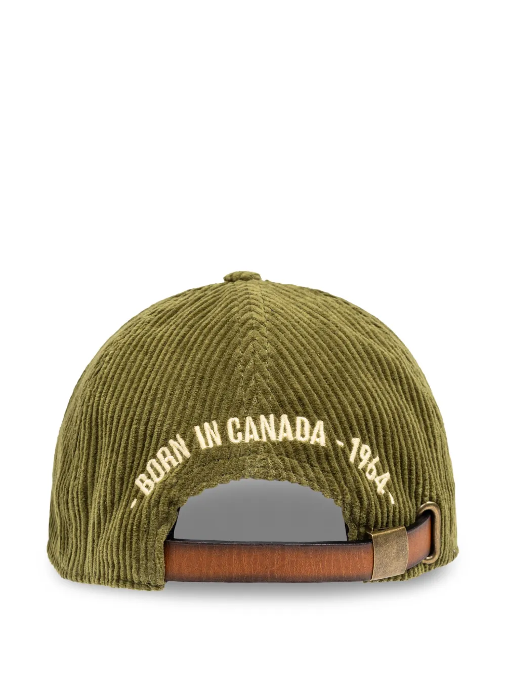 DSQUARED2 logo-appliqué cap - Groen