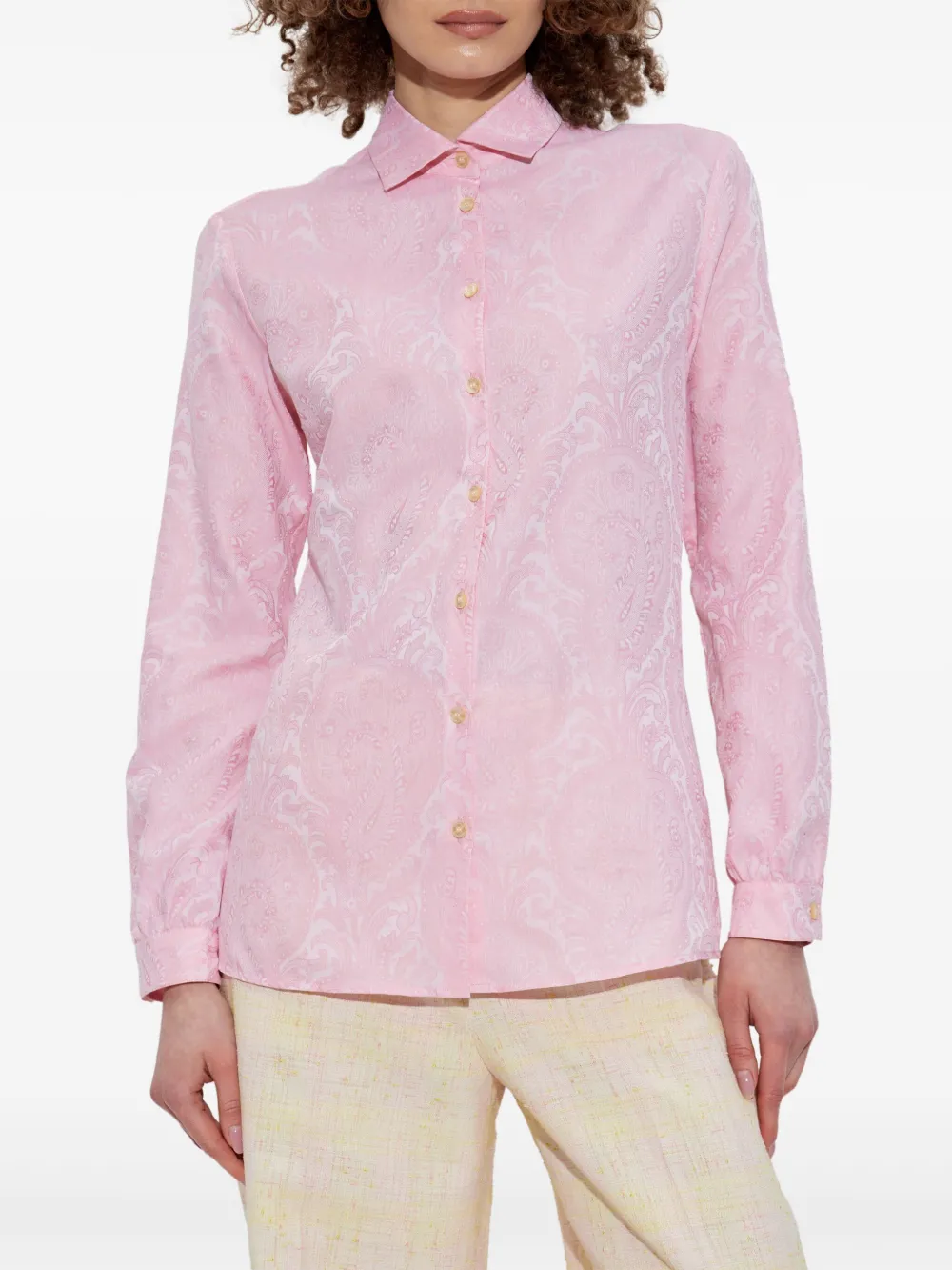 ETRO Blouse met paisley-print Roze