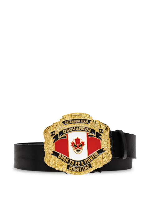DSQUARED2 wrestling-buckle belt