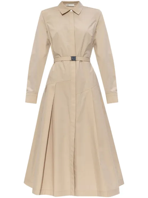 Robe mi-longue à taille ceinturée - Tory Burch - Modalova