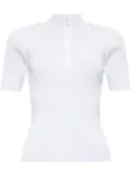 Tory Burch ribbed T-shirt - White