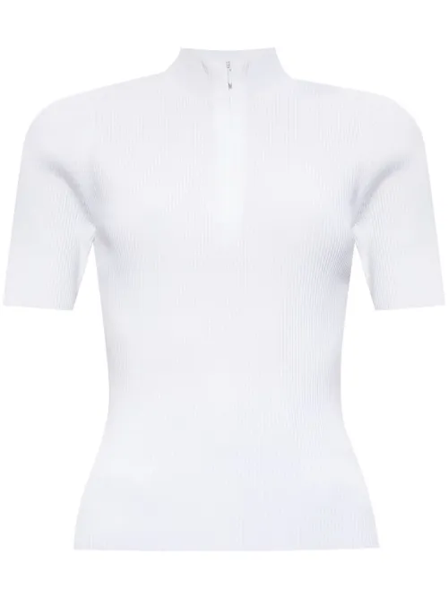 T-shirt en maille nervurée - Tory Burch - Modalova