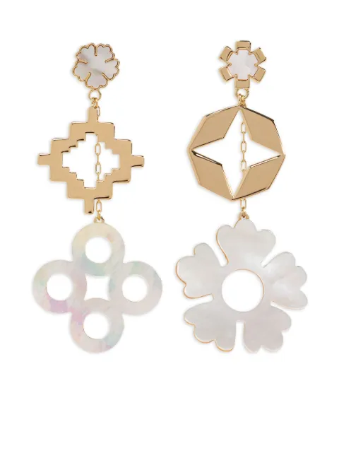 Tory Burch aretes con madreperla