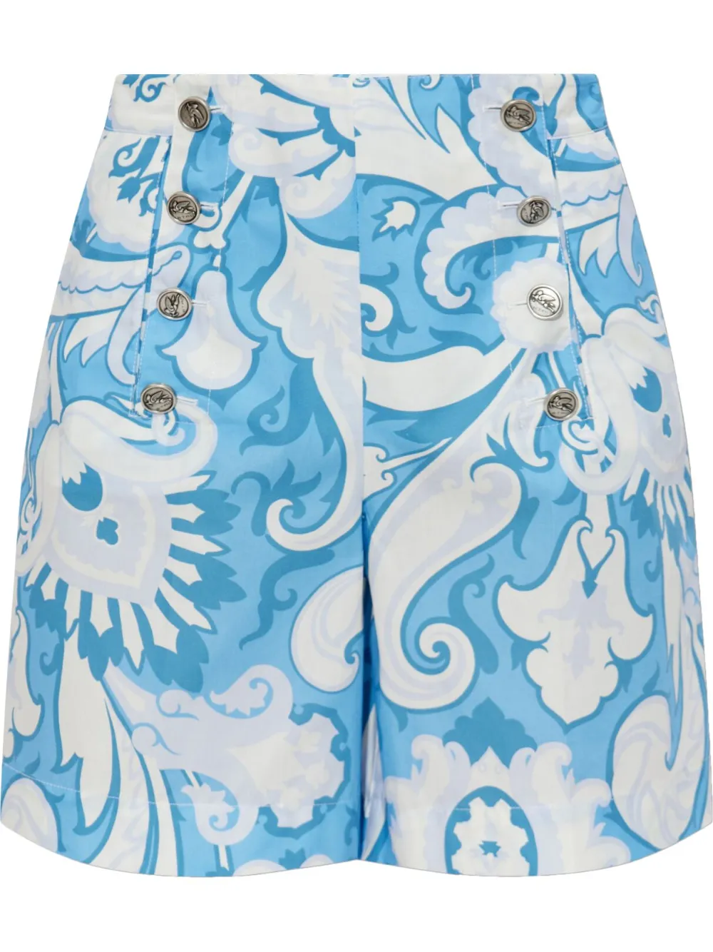 ETRO Shorts met paisley-print Blauw