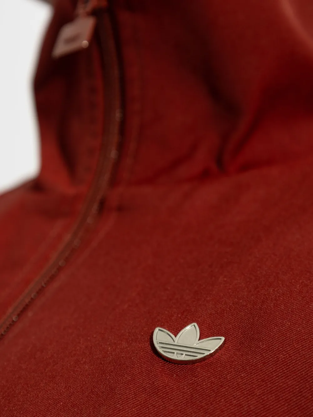 adidas Sweater met logoplakkaat Rood