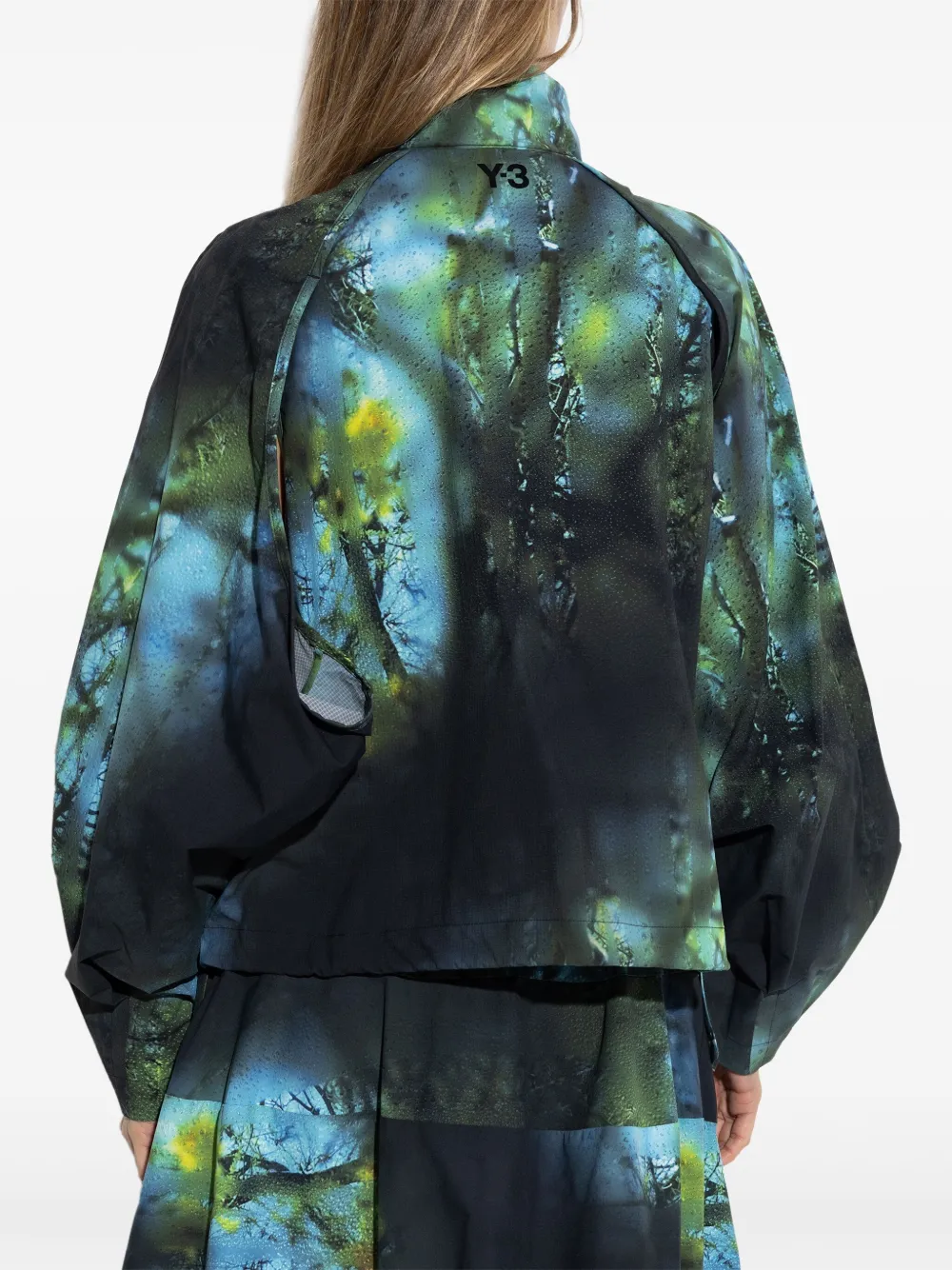 Y-3 Jack met grafische print Zwart