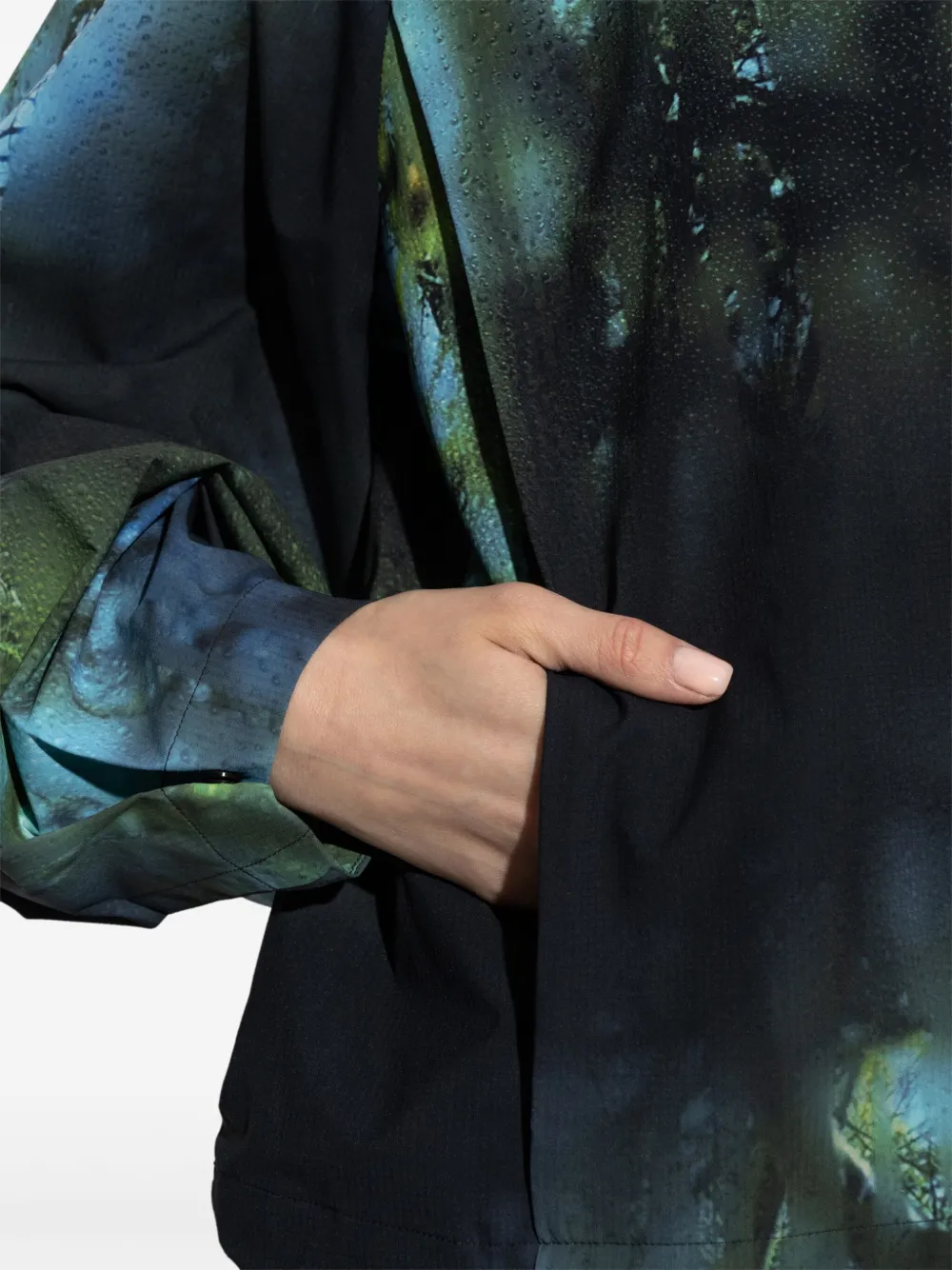 Y-3 Jack met grafische print Zwart