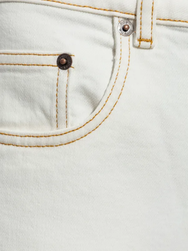 デニム・ジーパン TORY BURCH White Denim Jeans Slim Jean: Women's Designer Bottoms | Tory Burch