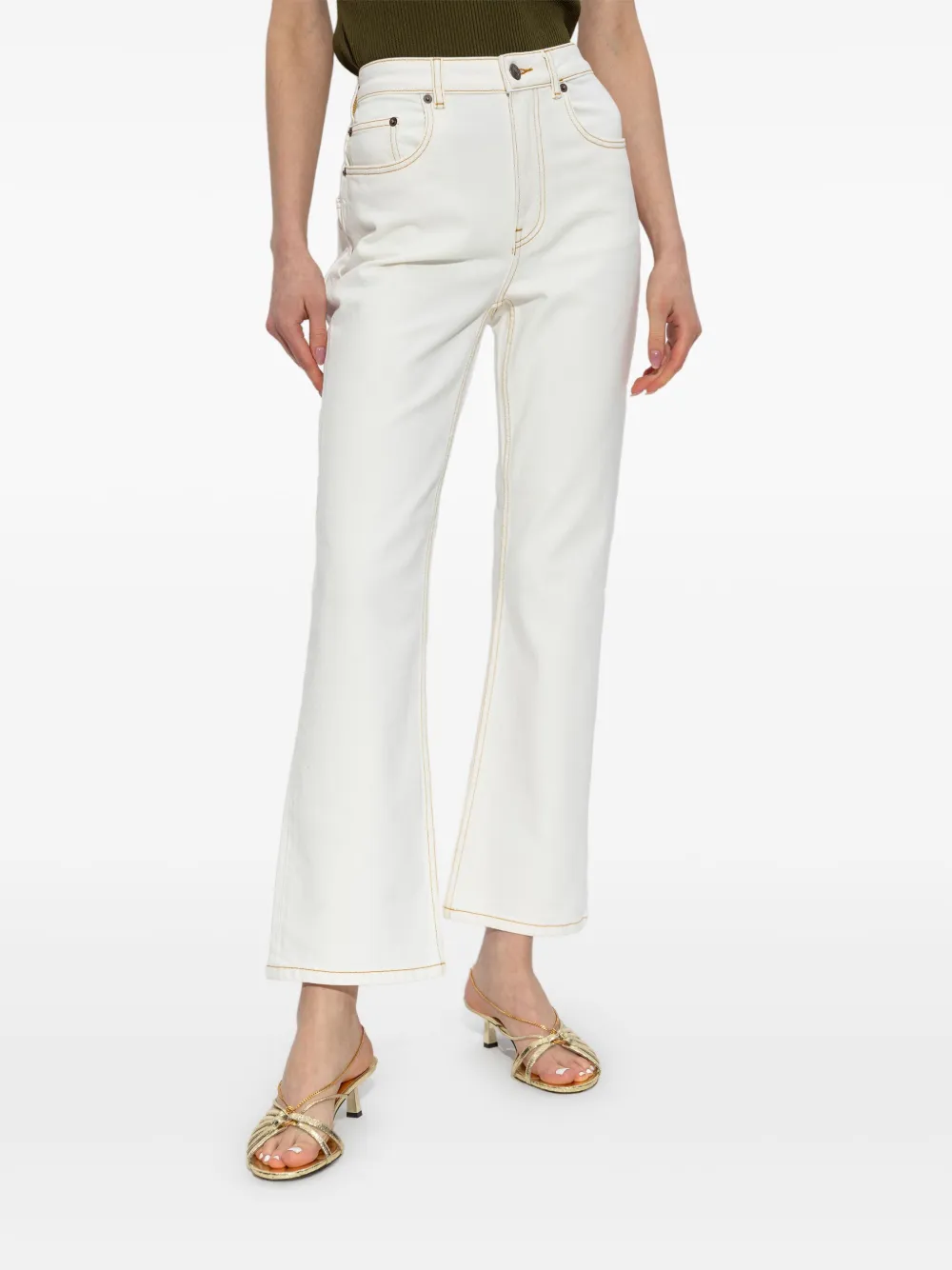 Tory Burch Slim-fit jeans Wit
